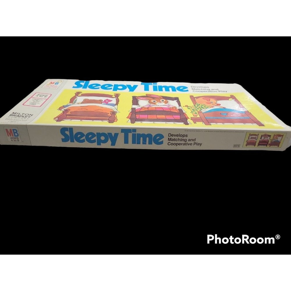 Vintage 1974 Milton Bradley Sleepy Time Board Game Rare Complete In Box